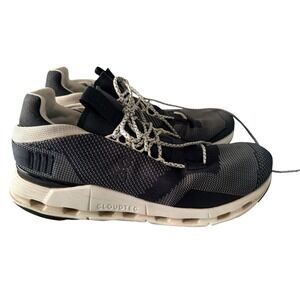 On Cloud Running Cloudnova Sneakers Men's US‎ 10.5 Black White CloudTec Comfort